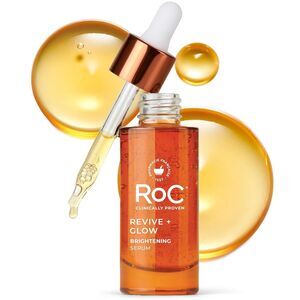RoC Multi Correxion Revive + Glow Vitamin C Serum Face 10% Brightening 1oz Clear